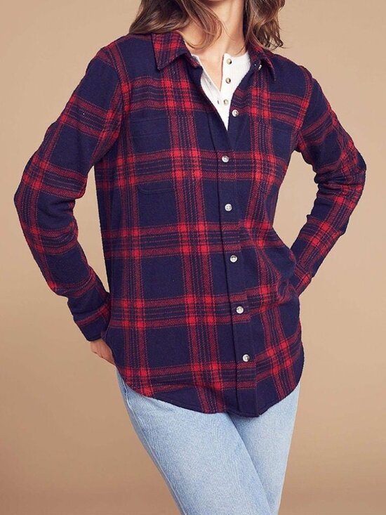 Faherty Tops - Faherty Legend Sweater Shirt, Arlington Plaid, XS RARE!